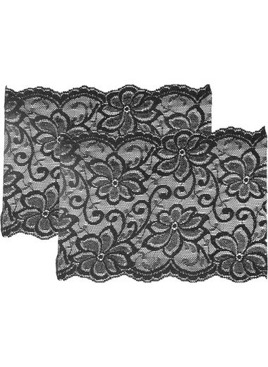 Dolce: Black Bandelettes Lace Thigh Bands
