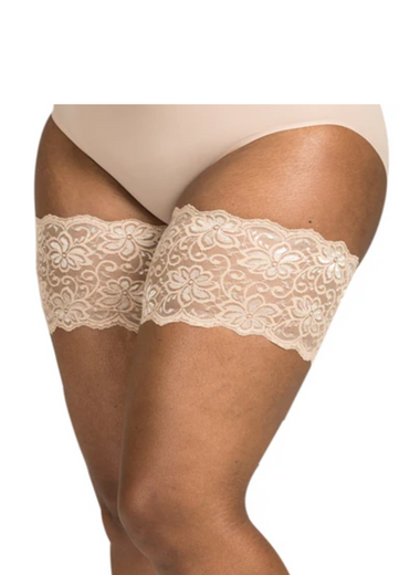 Dolce: Beige Bandelettes Lace Thigh Bands