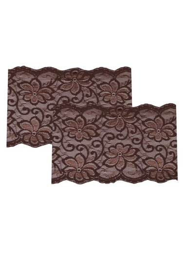 Dolce: Chocolate Bandelettes Lace Thigh Bands
