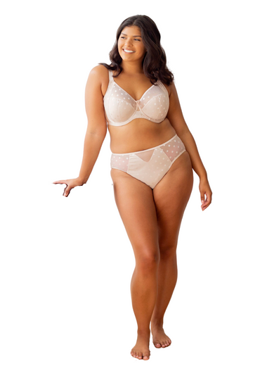 Carmen Polka Dot Lace Multi-Part Bra