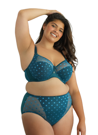 Carmen Polka Dot Lace Multi-Part Bra