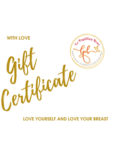 Gift Certificate: A gift of a perfect fit!