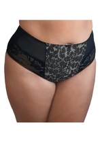 Serena Lace Multi-Part Underwire Bra Black Leopard