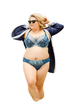 Nicole Soft Sheer Lace Bra Sailor Blue Opal