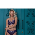 Nicole Soft Sheer Lace Bra Purple Lilac