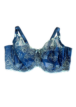 Nicole Soft Sheer Lace Bra Sailor Blue Opal