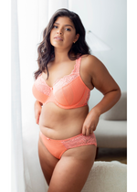 Serena Lace Multi-Part Underwire Bra Fusion Coral