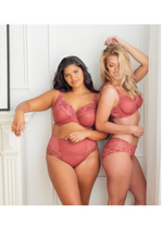 Serena Lace Multi-Part Underwire Bra Canyon Rose