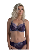 Nicole Soft Sheer Lace Bra Purple Lilac